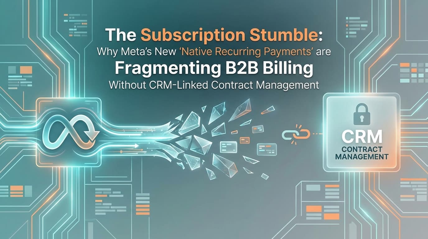 Stop the Subscription Stumble: CRM-Linked WhatsApp Payments for B2B Teams | Whatatalk